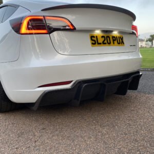 Model 3 Carbon Fibre Diffuser – Tesla Rear End Styling Upgrade