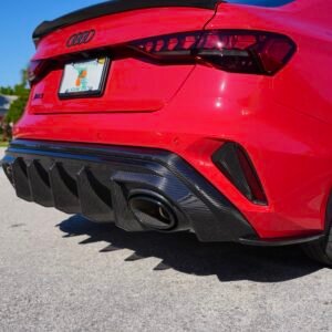 AUDI RS3 8Y GEN 2 - CARBON REAR DIFFUSER INC SIDE ELEMENTS V2 (FL GEN 2 8.5)
