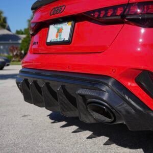 AUDI RS3 8Y GEN 2 - CARBON CENTRE REAR DIFFUSER V1 (FL GEN 2 8.5)